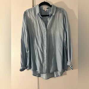 Bella Dahl Light Blue Women's Top